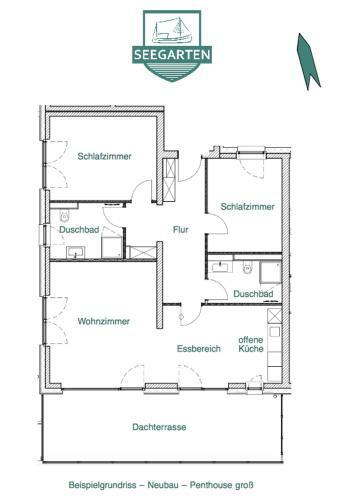 Apartamento Seegarten Appartements B�sum