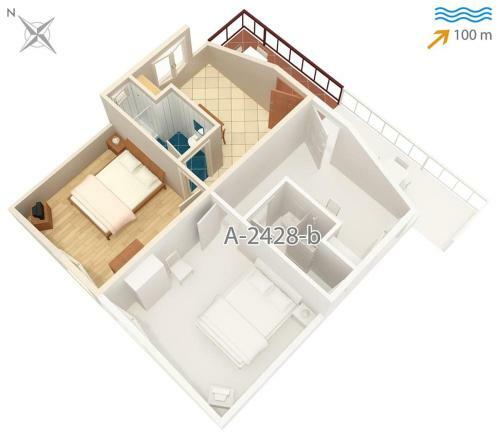 Apartment Vis 2428c
