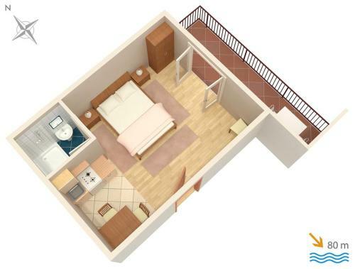 Apartamentos Studio Brela 2713c