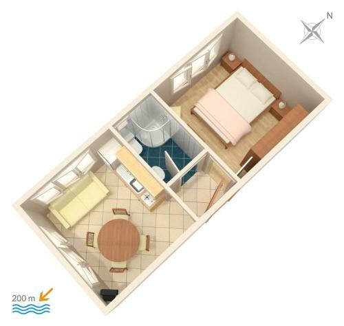 Apartment Orebic 4500d