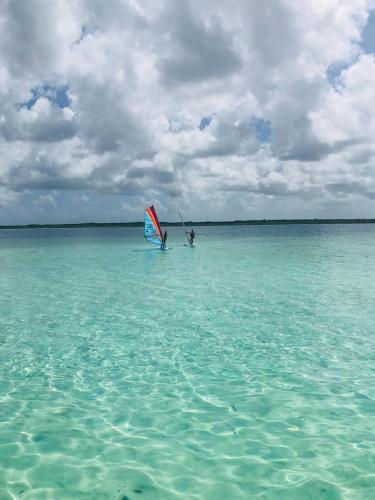 Lodge Private Cabin In Bacalar With Your Own Deck!