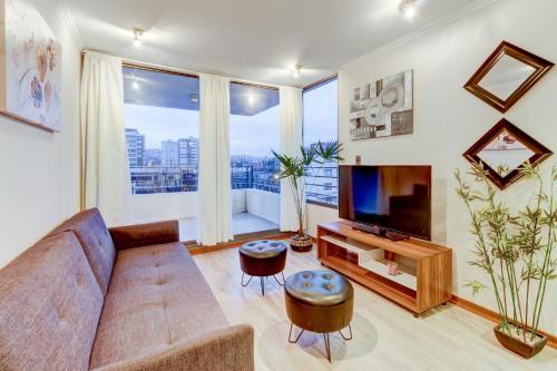 Apartamento Depto. Moderno En Vi�a Del Mar