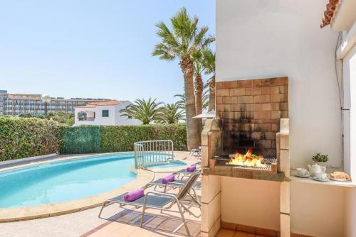 Cala'n Blanes Villa Sleeps 9 Pool Air Con Wifi
