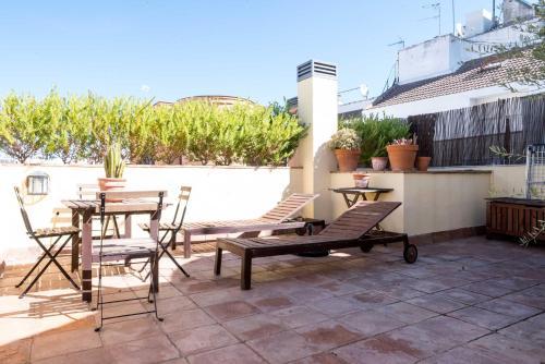 Apartamento Acogedor �tico Con Terraza Privada, El Arenal
