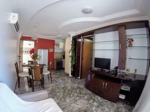 Apartamento Flat Com Linda Vista Mar, Perto de Tudo !!!