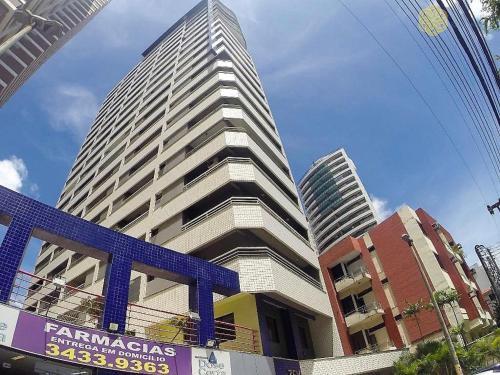 Apartamento Flat Com Linda Vista Mar, Perto de Tudo !!!