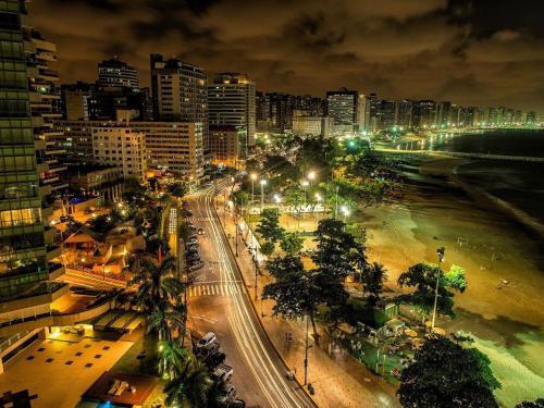 Apartamento Flat Com Linda Vista Mar, Perto de Tudo !!!