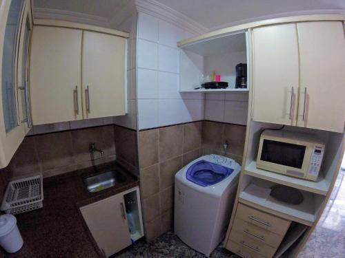 Apartamento Flat Com Linda Vista Mar, Perto de Tudo !!!