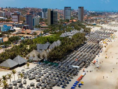 Apartamento Flat Com Linda Vista Mar, Perto de Tudo !!!