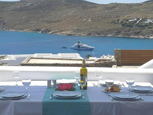 Amazing 4 Bdr Villa - Panoramic Sea View In Mykonos