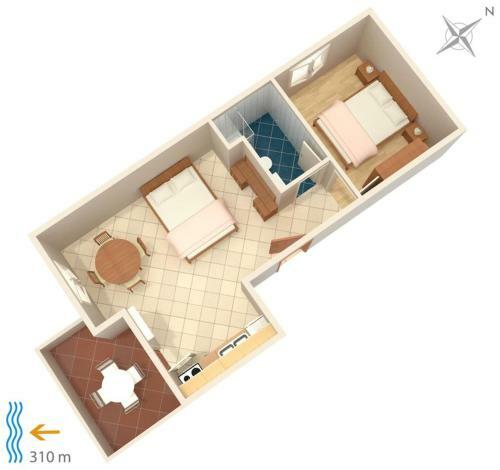 Apartments With A Parking Space Metajna (pag) - 4115