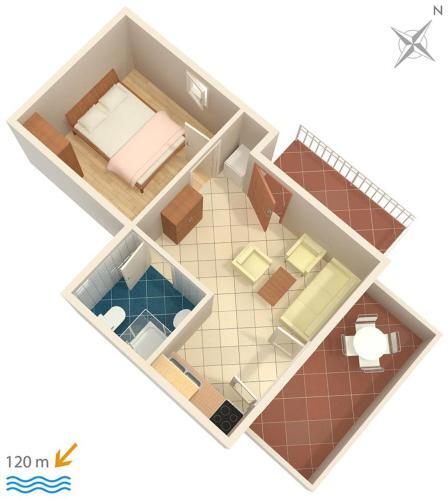 Apartment Podaca 2579a