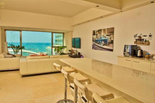 Apartamento Luxury Full Sea View Apt Facing Gordon Beach