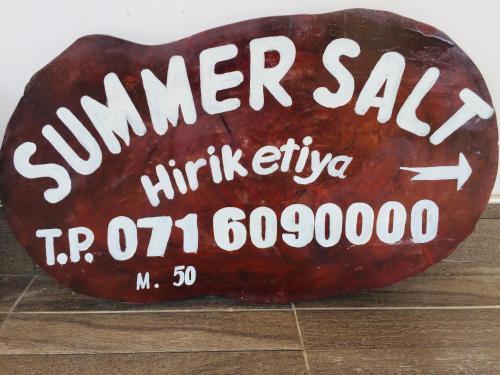 Hostal Summer Salt Hiriketiya