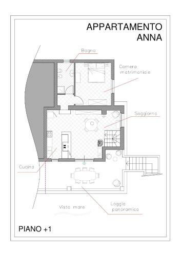 Apartamento Anna: Ampio Appartamento Con Terrazza Vista Mare