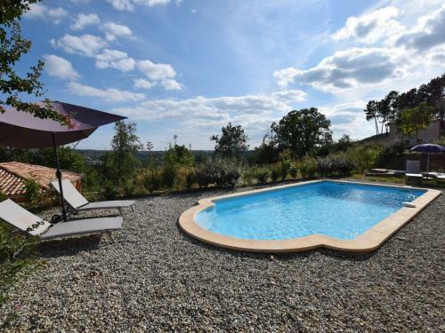 Impressive Villa With Hill View In Joyeuse France
