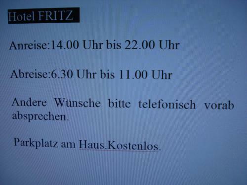 Hotel Restaurant Fritz