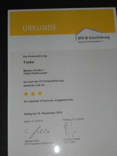 Ferienwohnungen Toska & Batzenbergblick