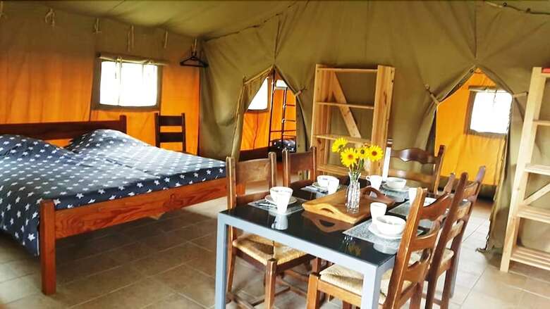 Camping Parc de La Brenne Tente Safari