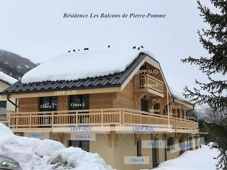 Apartamento Lbpp1-rdc-5p-4chbres-3sdb-108m�-8/10pers