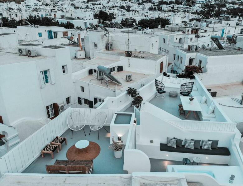 Roofs Of Chora, Townhouse With Rooftop Pool - Adults Only