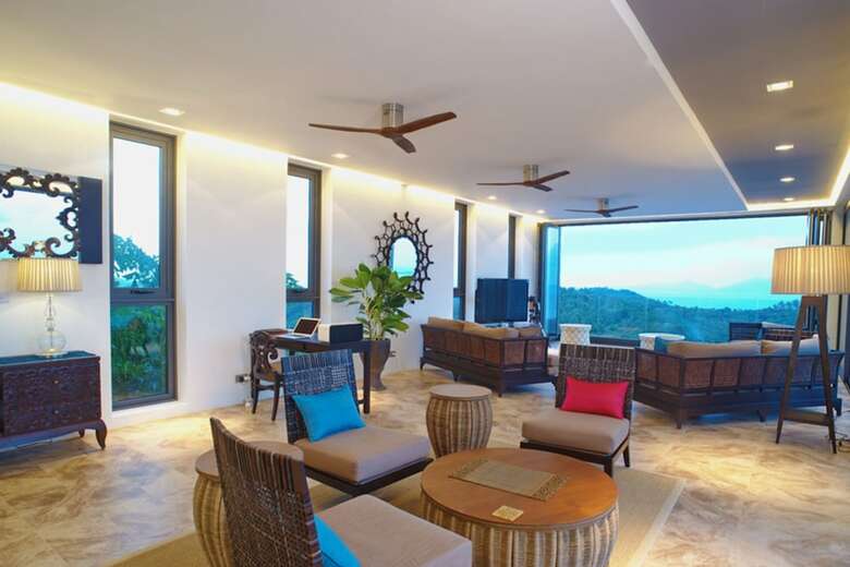 8 Bedroom Sea View Villa Blue Overlooking Chaweng