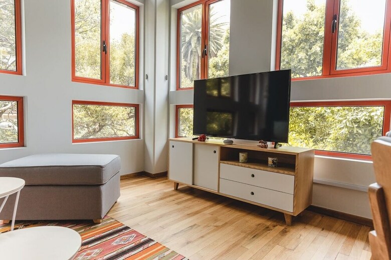 Art Deco & Modern Apt With Rooftop In Condesa!