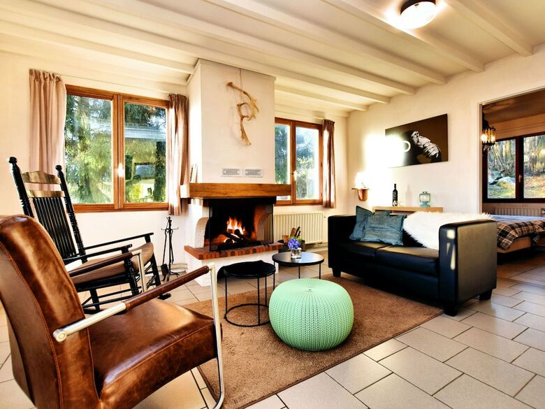 Cozy Chalet In Trois Ponts With Garden