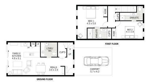 Trentham Central Villas - Villa 2