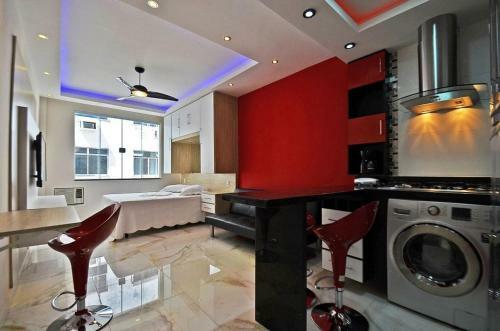 Apartamento Studio Moderno E Silencioso No Posto 2 Em Copacabana!