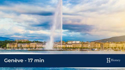 Apartamento Homey - Studio Amazonia Evasion - Hyper Centre - Aux Portes de Geneve
