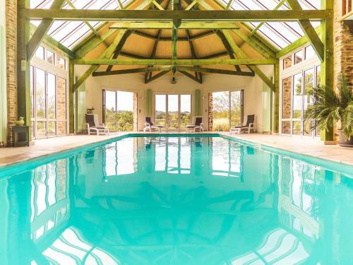 Chic Holiday Home In Segur-le-chateau With Swimming Pool