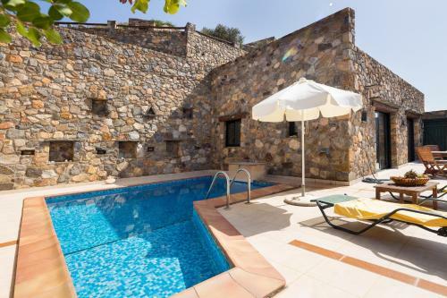 Meliti Sunset View & Private Pool Villa With Jacuzzi 4 Couples