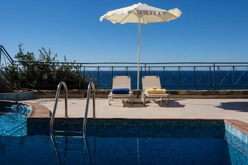 Meliti Sunset View & Private Pool Villa With Jacuzzi 4 Couples