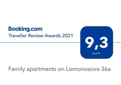 Family Apartments On Lomonosova 36a