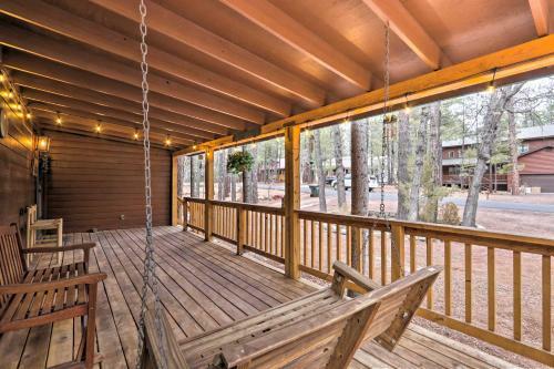 Inviting Bear Pine Cabin With Porch And Deck!