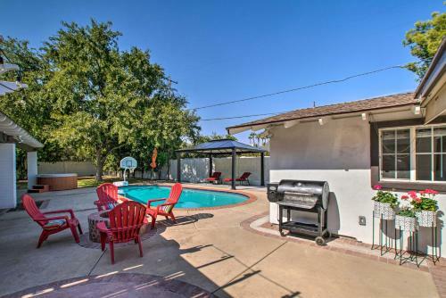 Charming Phoenix Casita With Hot Tub, Bbq And Pool!