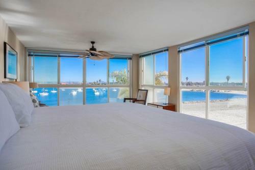 Waterfront Corner Townhome, Full Floor Windows, Balcony
