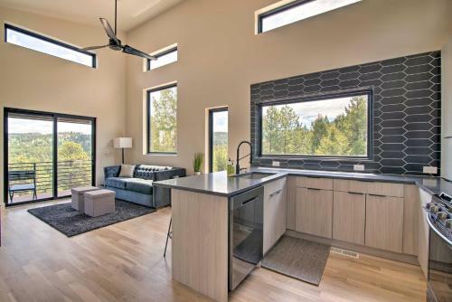 Modern Evergreen Cabin On 35 Acres With Views!
