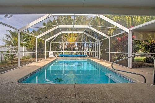Tropical Cape Coral Home With Private Dock On Canal!
