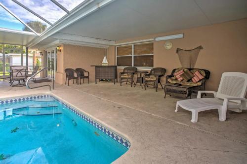 Tropical Cape Coral Home With Private Dock On Canal!