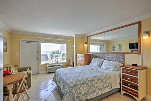 Apartamento Daytona Beach Studio With Oceanfront Balcony And Pool!