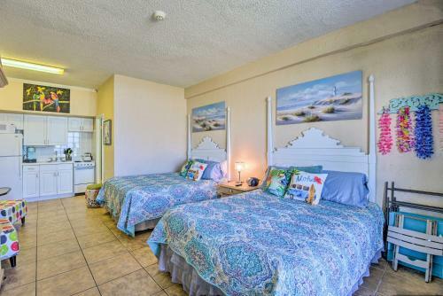 Apartamento Oceanfront Resort Condo Steps To Daytona Beach!