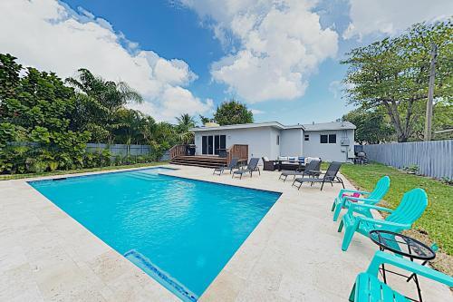 New Listing! Luxe Retreat With Pool In Lush Backyard Home