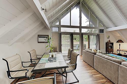 New Listing! Remodeled A-frame With Deck & Balcony Home