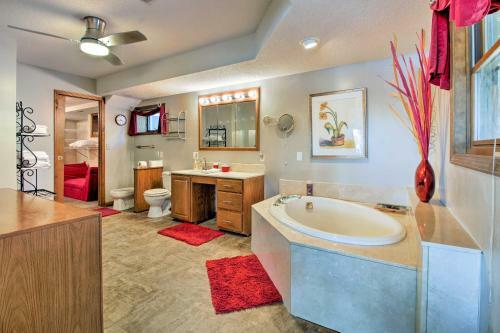 Waterfront Sunrise Beach Home With Hot Tub And Dock