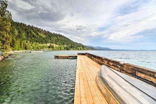 Flathead Lake House With Private Beach And Boat Dock!