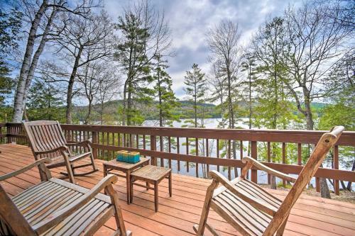 Adirondack Oasis Lake House With Dock And Deck!