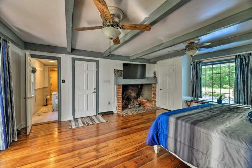 Riverfront Blounts Creek Home With Dock And Beach!