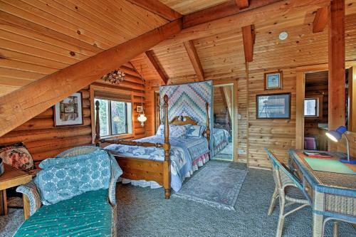 Private Log Cabin In Bend With Deschutes River View!